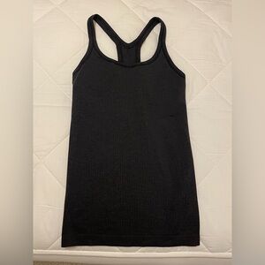 Lululemon Ebb To Be Tank, Black Racerback Tank, Size 2, Perfect condition